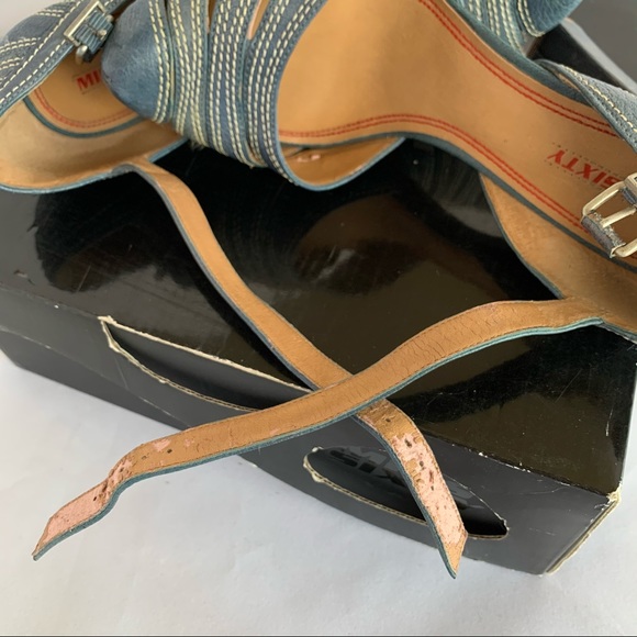 Miss Sixty Retro Shaka Heels Blue CA - Picture 8 of 8